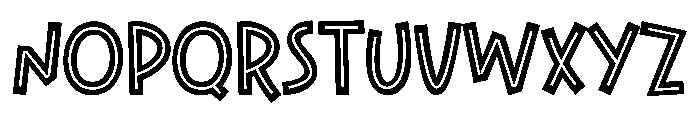 Book Kids Font LOWERCASE