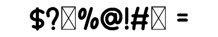 Book Magic Font OTHER CHARS