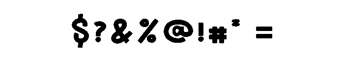Book Mark Font OTHER CHARS