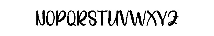 Book Paper Font LOWERCASE