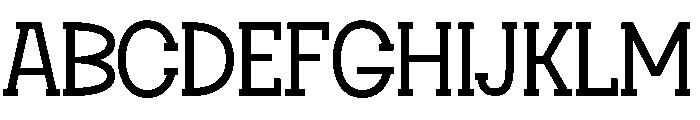 Book Rose Regular Font UPPERCASE