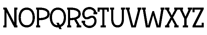 Book Rose Regular Font UPPERCASE