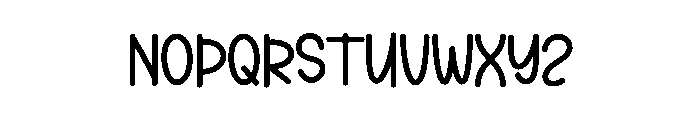 Book Santa Font LOWERCASE