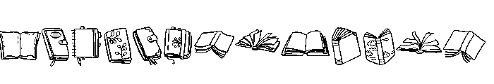 Book Set Font UPPERCASE