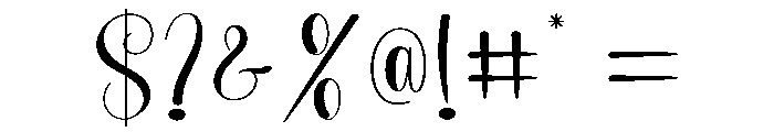 Book Silhouette Font OTHER CHARS