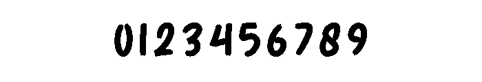 Book Spooky Font OTHER CHARS
