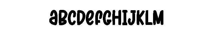 Book Spooky Font UPPERCASE