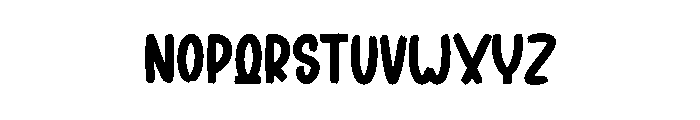 Book Spooky Font LOWERCASE