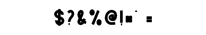 Book Square Font OTHER CHARS