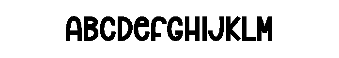 Book Square Font UPPERCASE
