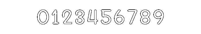 Book Stacked Font OTHER CHARS