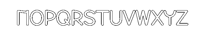 Book Stacked Font UPPERCASE