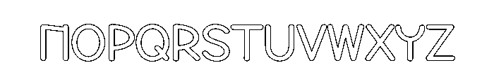 Book Stacked Font LOWERCASE