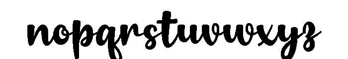 Booking Number Font LOWERCASE