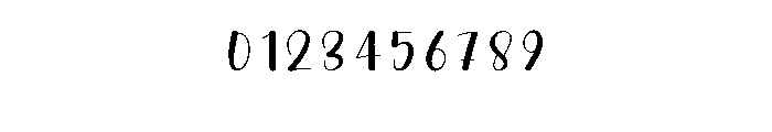 Booking1 Font OTHER CHARS