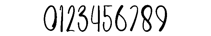 Bookish Christmas Font OTHER CHARS