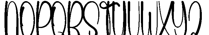 Bookish Christmas Font UPPERCASE