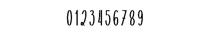 Bookland Font OTHER CHARS