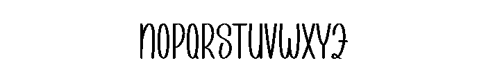 Bookland Font LOWERCASE