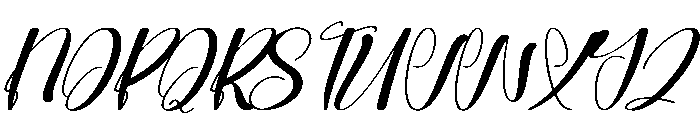 Booklove Stylish Font UPPERCASE