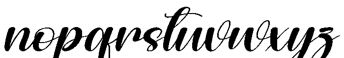 Booklove Stylish Font LOWERCASE