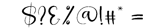 Bookloved Font OTHER CHARS