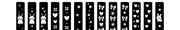 Bookmark Doodle Font LOWERCASE