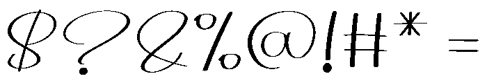 Bookmark Handwriting Font OTHER CHARS