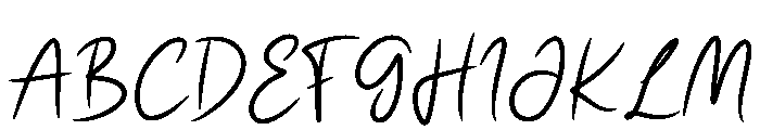 Bookmark Regular Font UPPERCASE