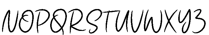 Bookmark Regular Font UPPERCASE