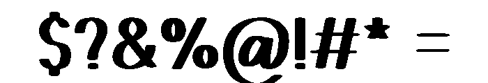 Bookmark Valentine Font OTHER CHARS
