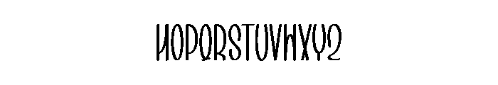 Bookshelf Font UPPERCASE