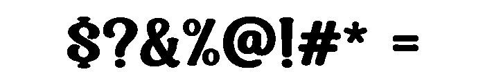 Booksy Slab Font OTHER CHARS