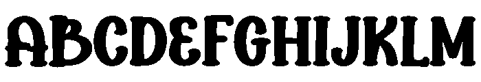 Booksy Slab Font UPPERCASE