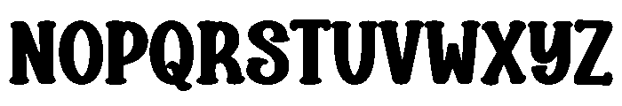 Booksy Slab Font UPPERCASE