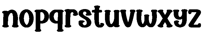 Booksy Slab Font LOWERCASE