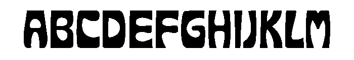 Boolemic Font UPPERCASE