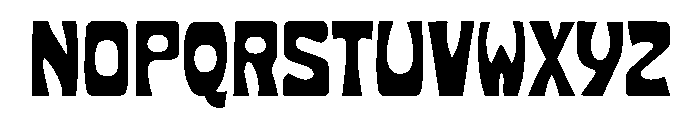Boolemic Font UPPERCASE