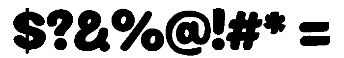 Boom Bablo Font OTHER CHARS