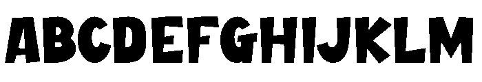 Boom Bounce Regular Font UPPERCASE