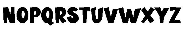 Boom Bounce Regular Font UPPERCASE