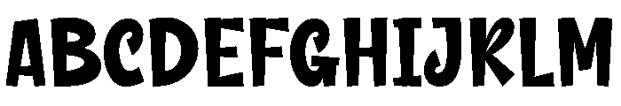 Boom Years Regular Font UPPERCASE