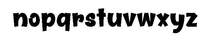 Boom Years Regular Font LOWERCASE