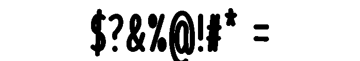 Boomaker Font OTHER CHARS
