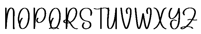 Booming Bold Font UPPERCASE