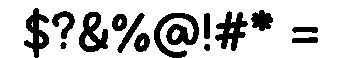 Boomma Font OTHER CHARS