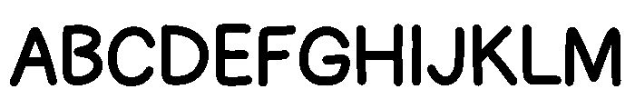Boomma Font UPPERCASE