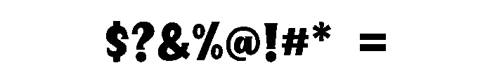 Boomster Font OTHER CHARS
