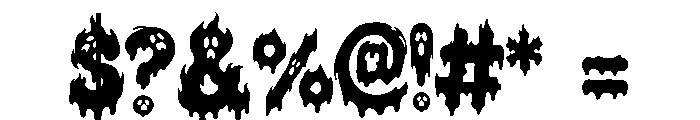 Boonie Ghost Font OTHER CHARS