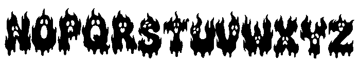 Boonie Ghost Font LOWERCASE